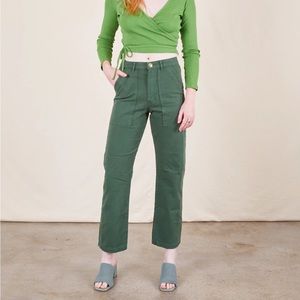 Big bud press work pants — emerald green — S